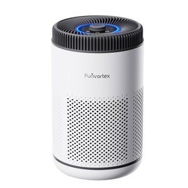 Purivortex Air Purifier for Bedroom, HEPA Air Purifier for Smoke, Dust, Pollen, Pet Dander, Odor & Hair, Quiet Portable Air Cleaner with Sleep Mode, Covers Up to 540 Sq Ft, AC300 Pro White