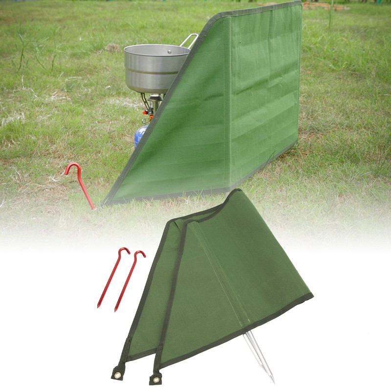 Campfire Windshield Barbecue Windshield Cloth Campfire Windproof Screen Outdoor Bonfire