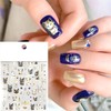 Dedyel 5D Embossed Cute Nail Art Stickers Cartoon Self Adhesive