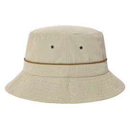VOBOOM Quick Dry Bucket Hats for Men Outdoor Fisherman Sun Caps (Beige, 7 1/2)