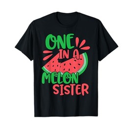Cute One In A Melon Sister Watermelon T-Shirt