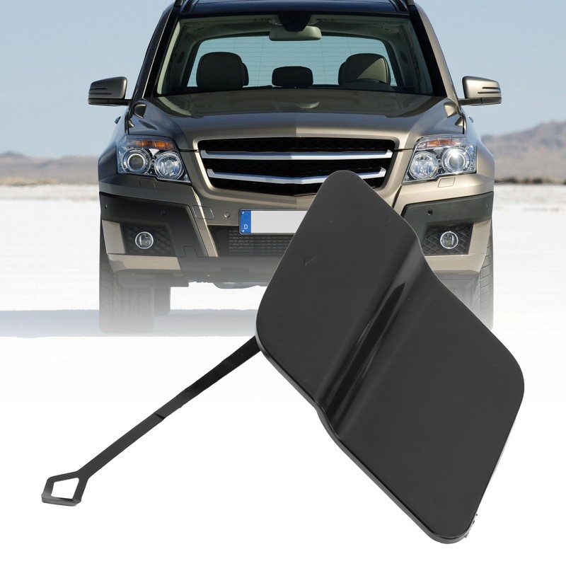 Aqxreight Front Bumper Tow Hook Cover 2048850224 Black Front Bumper