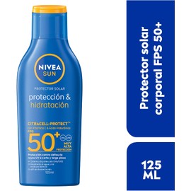 Protector Solar Corporal NIVEA SUN Protección E Hidratación Fps50+ 125Ml Con Vitamina C Y Ácido Hialurónico