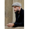 WEROR WEROR-437.1 Men's Flat Cap Peaked Cap with Peak -