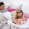 babybay Jersey Fitted Sheet Deluxe with Membrane Suitable for Maxi,