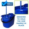 Professional 14L Mop Bucket with Wringer (Yellow) Colour Coded With