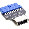 InLine® USB 3.0 Motherboard to USB 3.2 Type-E Key-A Adapter