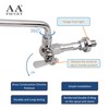 AA Faucet Single Wall Mount Commercial Manual Wok Range Faucet