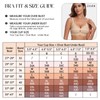 LetsJoli Wireless Bras for Women No Underwire Seamless Push Up