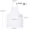 Cardkiss Chef Apron for Men and Women, Water & Oil