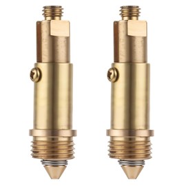 2 Pcs Basin Sink Clicker Pop Up Tub Drain Stopper Sink Pop Up Stopper Pop Up Bolt Basin Bath Sink Drain Click Clack Replacement Plug Bolt Spring Brass Push Spring Plug for Most Sink Tub Basin Drain