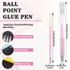 12Pcs Quick Dry Glue Pen Ballpoint Roller Glue Pen, Apply