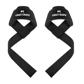 CRAZYROPE Weight Lifting Wrist Straps for Men Heavy Duty Training Support Fitness Equipment