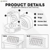 6 Inch Sanding Disc Storage Box, Sandpaper Organizer with 8