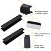 MOROBOR 120mm/4.7” Self-Stick Instant Cabinet Drawer Pulls, 2pcs Aluminum Alloy