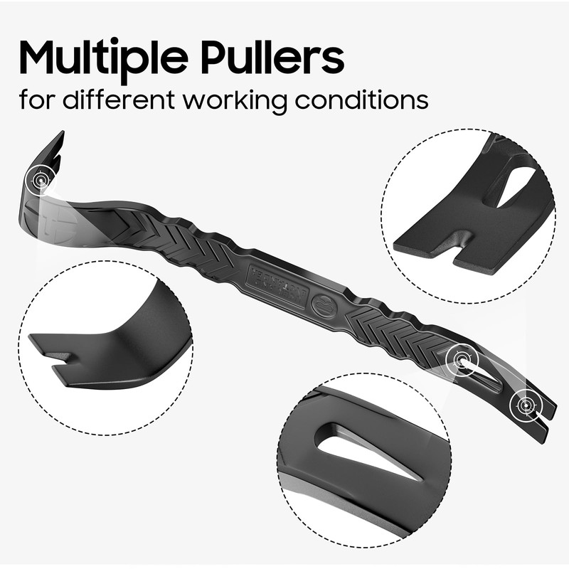 15'' Super Thick Flat Pry Bar Crow Bar Nail Puller,