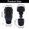 Biaungdo 5 Pack 15 PSI Drip Irrigation Pressure Regulator Kit,