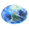 Earth Wall Clock Acrylic Silent Movement Accurate Cutting Stable Non