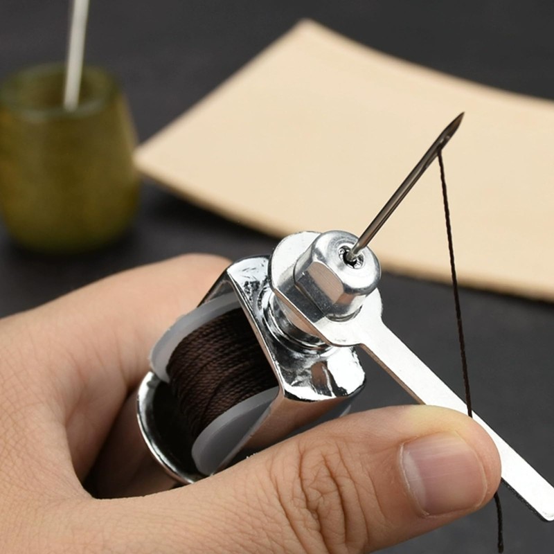 Sewing Awl Leather Shoe Repair Tool,Automatic Lock Stitching Sewing Awl