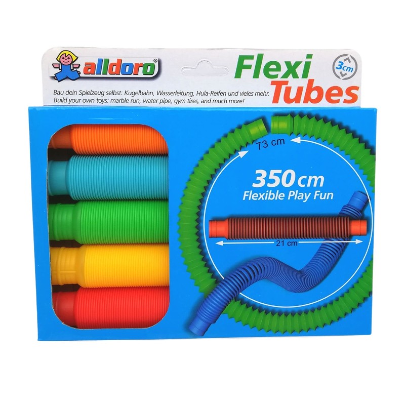 alldoro 60332 Flexi Tubes Made of Plastic, 3 cm Diameter,