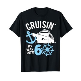 Cruising My Way into 60, Oh Ship I'm 60, Birthday Cruise T-Shirt