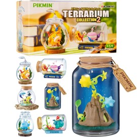 Hamee RE-Ment Pikmin Blind Box Miniature Figure Set for Birthday Gift, Party Favor, Collectible Toy (Pikmin Terrarium Collection 2) – 1 Pc. Mystery Box