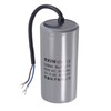 uxcell CBB60 Run Capacitor 80uF 450V AC 2 Wires 50/60Hz
