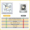 KIDLEDUCT Indoor Outdoor Thermometer Wireless Battery Powered, High Precision Inside