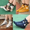 Ambielly - Calcetines de algodón para mujer con diseño de