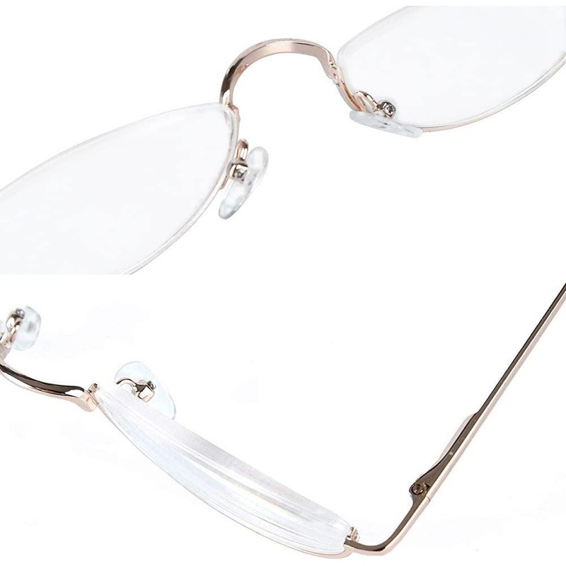 REAVEE - Gafas de lectura para hombre, diseño retro, aleación,