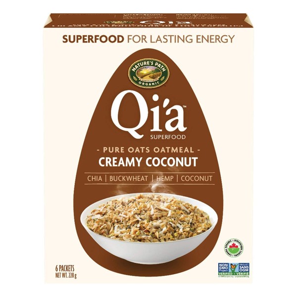 Nature's Path Organic Creamy Coconut Oatmeal 228g Box