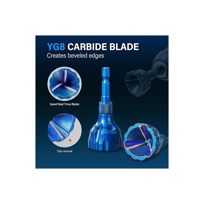 Thread Trimming and Angle Bolt Repair Tool,Deburring Exteral Chamfer for