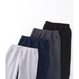 JARMAKO Toddler Boys Warm Heated Microfleece Pants, 4-Pack Fleece Bottoms, Basic Colors, Size 6