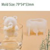 Befunu Kitten Panda Shaped Ice Molds, Set of 2 -