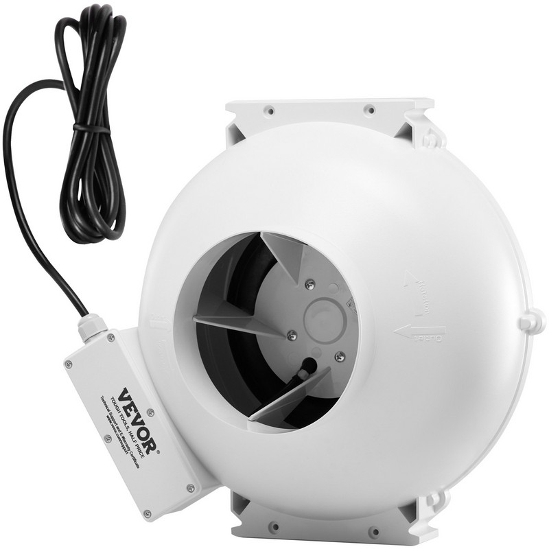 4" to 4.5" Radon Mitigation Fan System Quiet 380 CFM