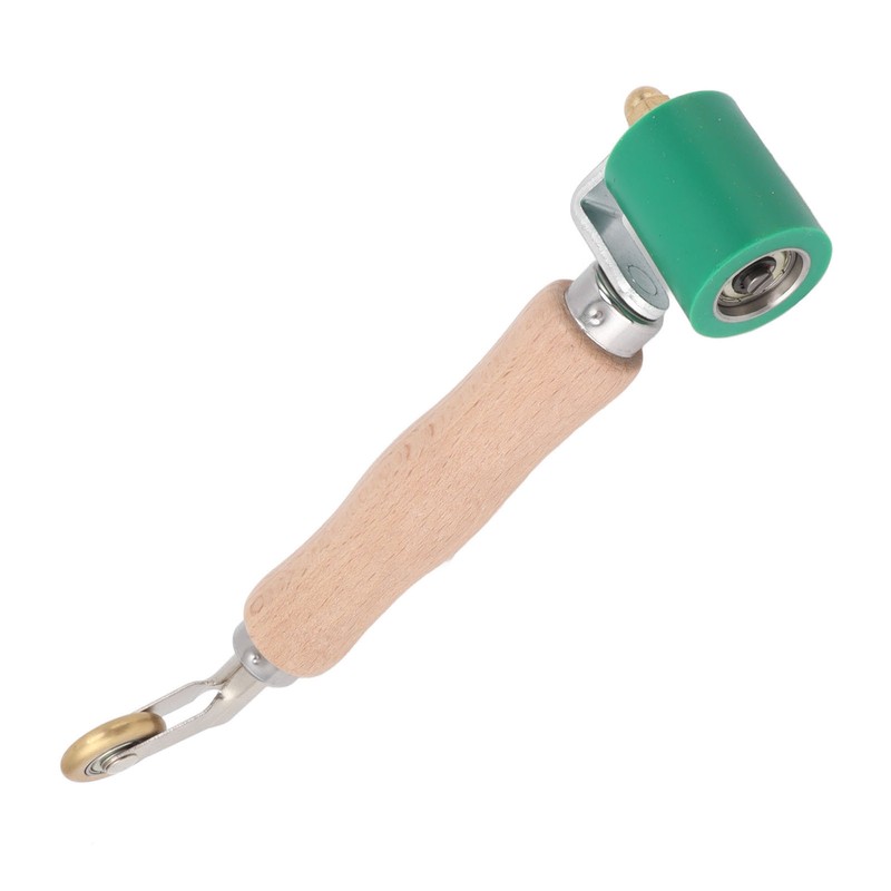 40mm Silicone Seam Roller Dual Use Brass Wheel Wood Handle