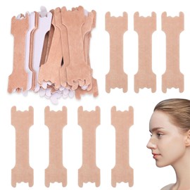 Cleminsta Nasenstrips Schnarchen, Nasenpflaster Gegen Schnarchen, 50 Stück Schnarchstopper Pflaster, Nasenstrips Besser Atmen für Schlafen Schnupfen