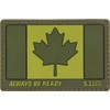 5.11 Tactical Patch - Canada Flag Patch, Hook-Back Adhesion, Laser-Cut