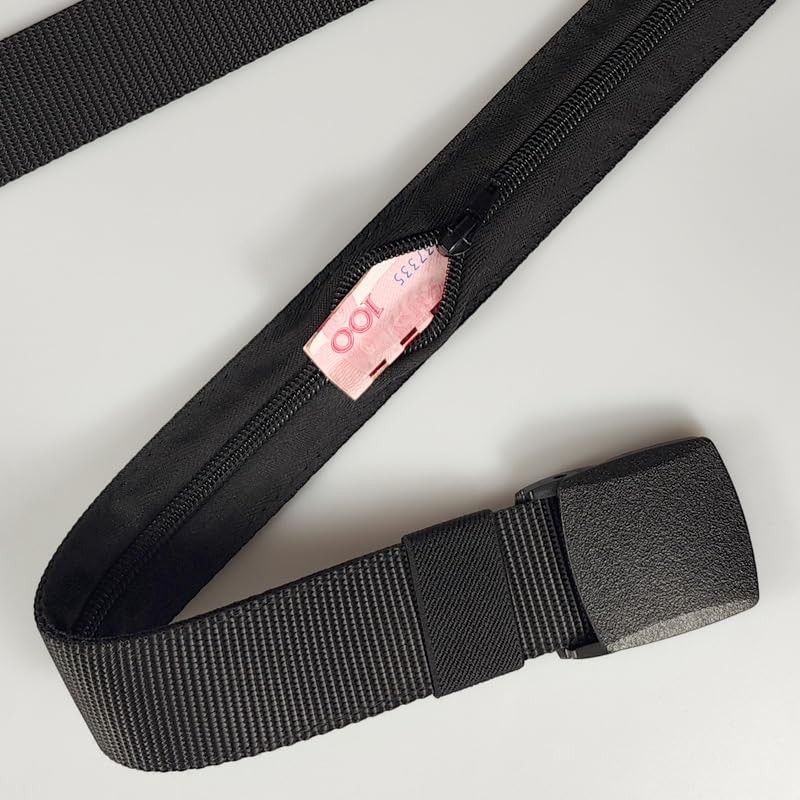 Concealed Money Belt, Anti-theft Belt Sports Belt, Adjustable Belt, Waterproof