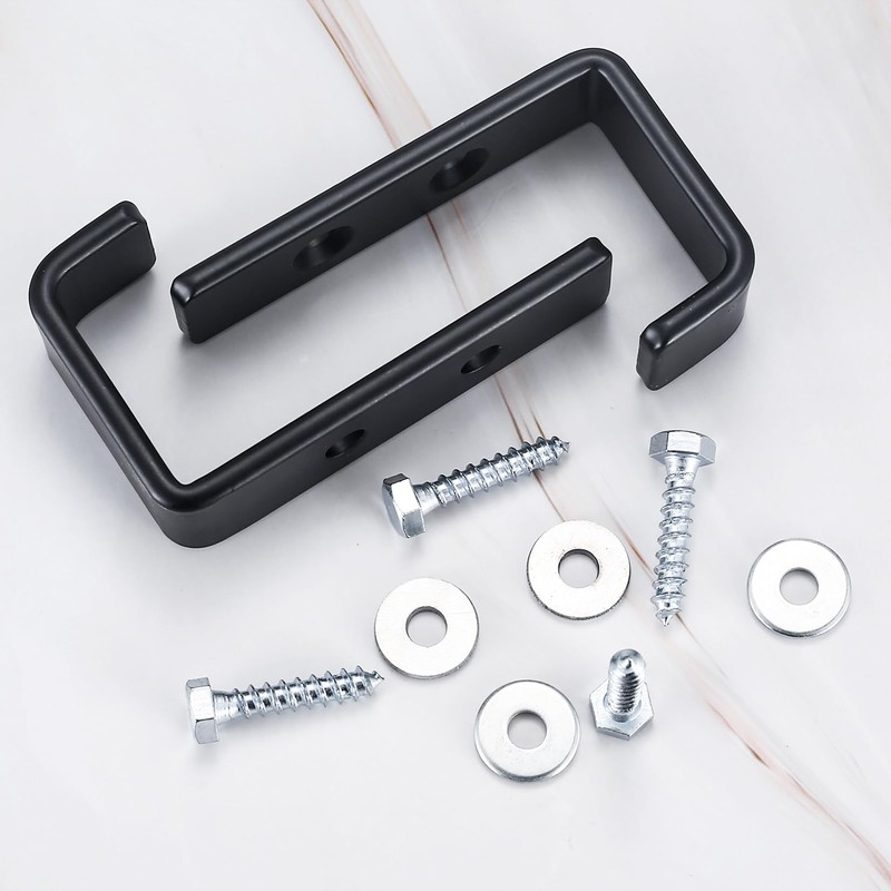 Qeapug Pack of 4 Heavy Duty Wall Hooks, J Shape