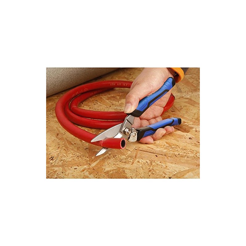 Kobalt 3-in Serrated Molded Grip Heavy Duty Scissors