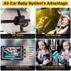 AMTIFO 360 Degree Baby Car Camera Monitor with 1080P Night