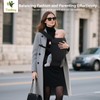 Tivellary Reversible Baby Carrier – Black Solid & Houndstooth; Lightweight