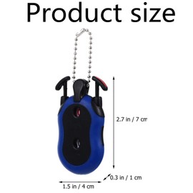 Coehaopike 2pcs Scorer Beanie Helmet Liners Scoring Beads Golfs Scoring Device Score Keeper Golf Bead Outdoor Stroke Counter Digits Scoring Keeper Score Counter Watch Tally Counter Plastic (Blue)