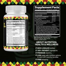 Pelican Vitamins Primal Grow Pro- Men's Health & Bodybuilding- 5 Bottles- 300 Tablets