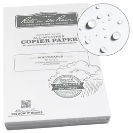 Rite In The Rain Weatherproof Copier Paper, Legal, 8 1/2" x 14", 20# White, 500 Sheet Pack (No. 208514)