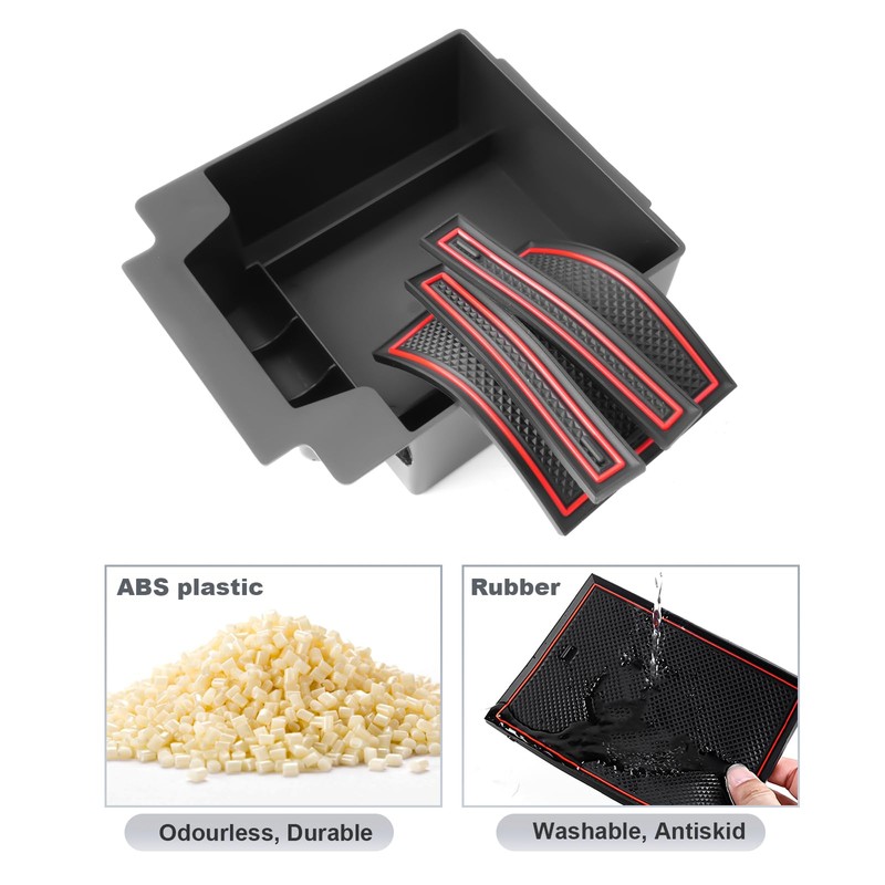 SKTU Centre Console Organiser Compatible with Seat Ateca 2016-2024 Glove