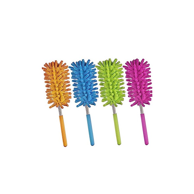 KAV 3 Pieces Extendable Multifunctional Telescopic Microfiber Cleaning Brush -