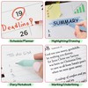 DazSpirit Book Annotation Kit with 12 Pastel No Bleed Highlighters