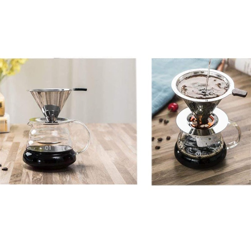 Coffee Filter, Reusable Pour Over Coffee Filter, Paperless Pour Over